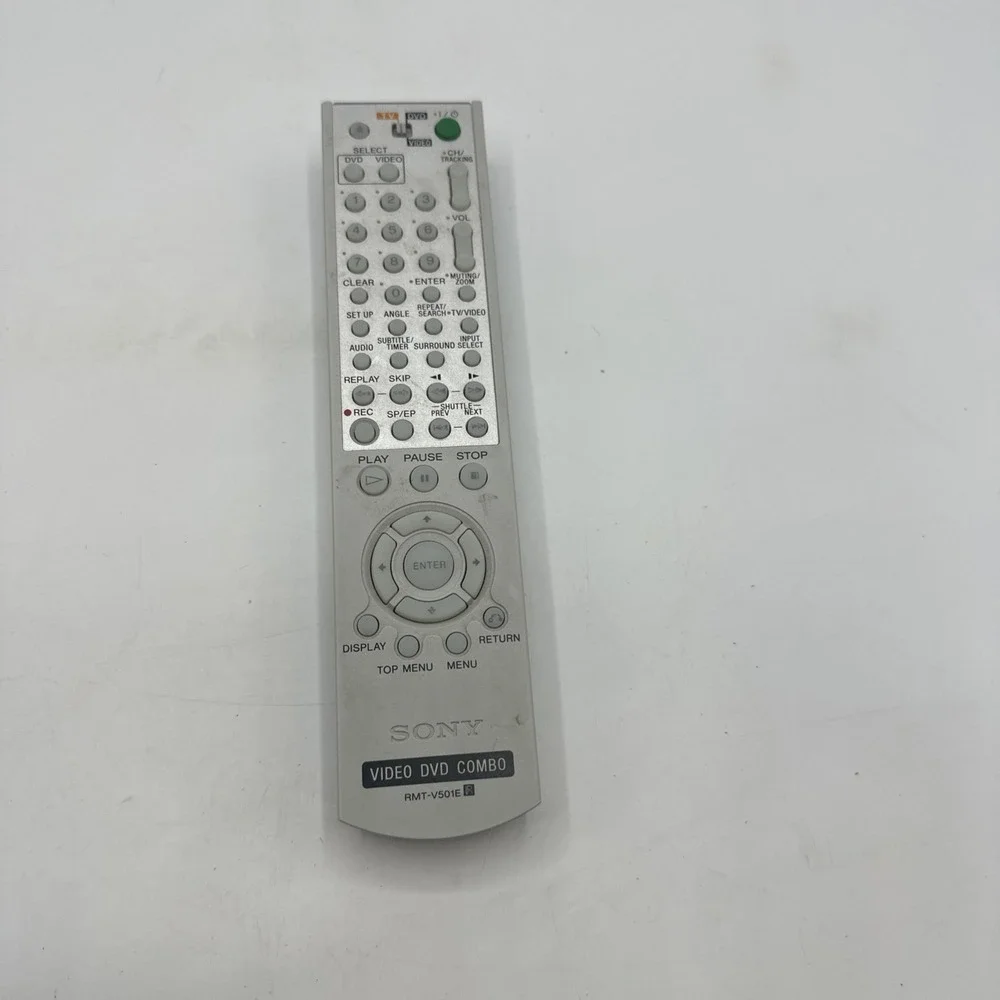 Genuine Sony RMT-V501E Video‎ DVD Combo Remote Control Not Tested.
